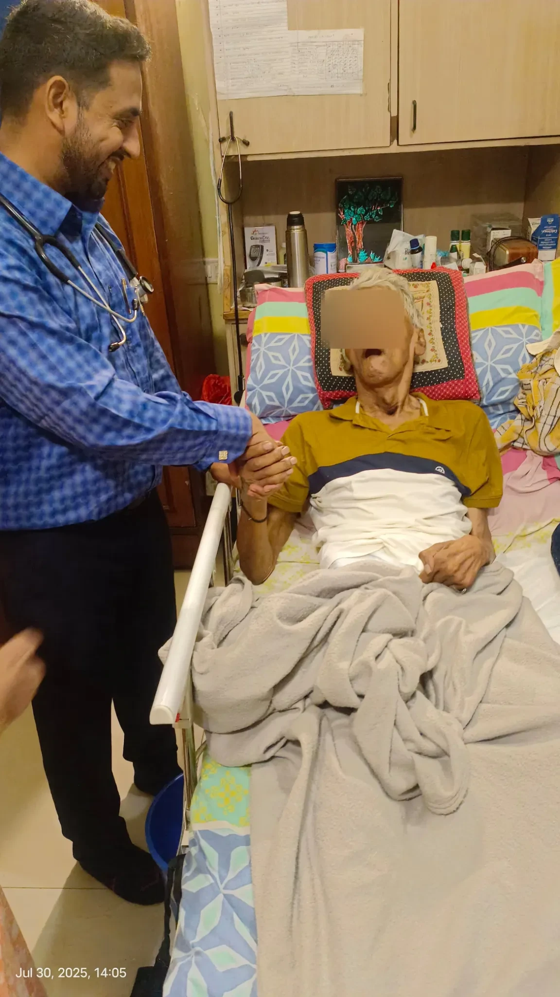 Home assessment and patient check-in
