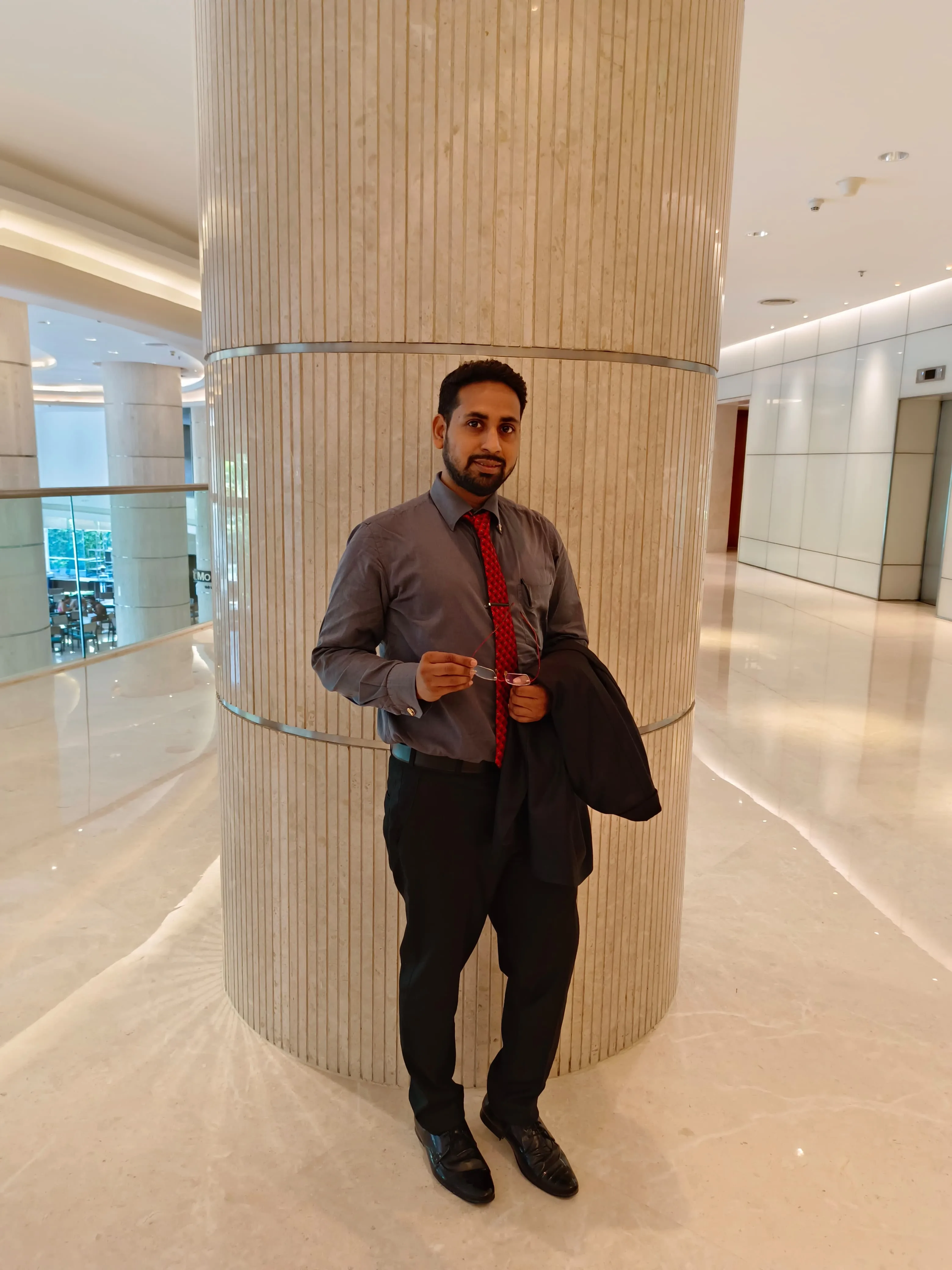 Physician portrait in a hospital setting