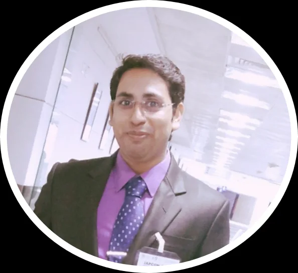 Professional physician profile portrait