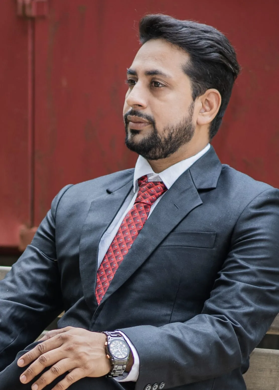 Doctor portrait in formal attire