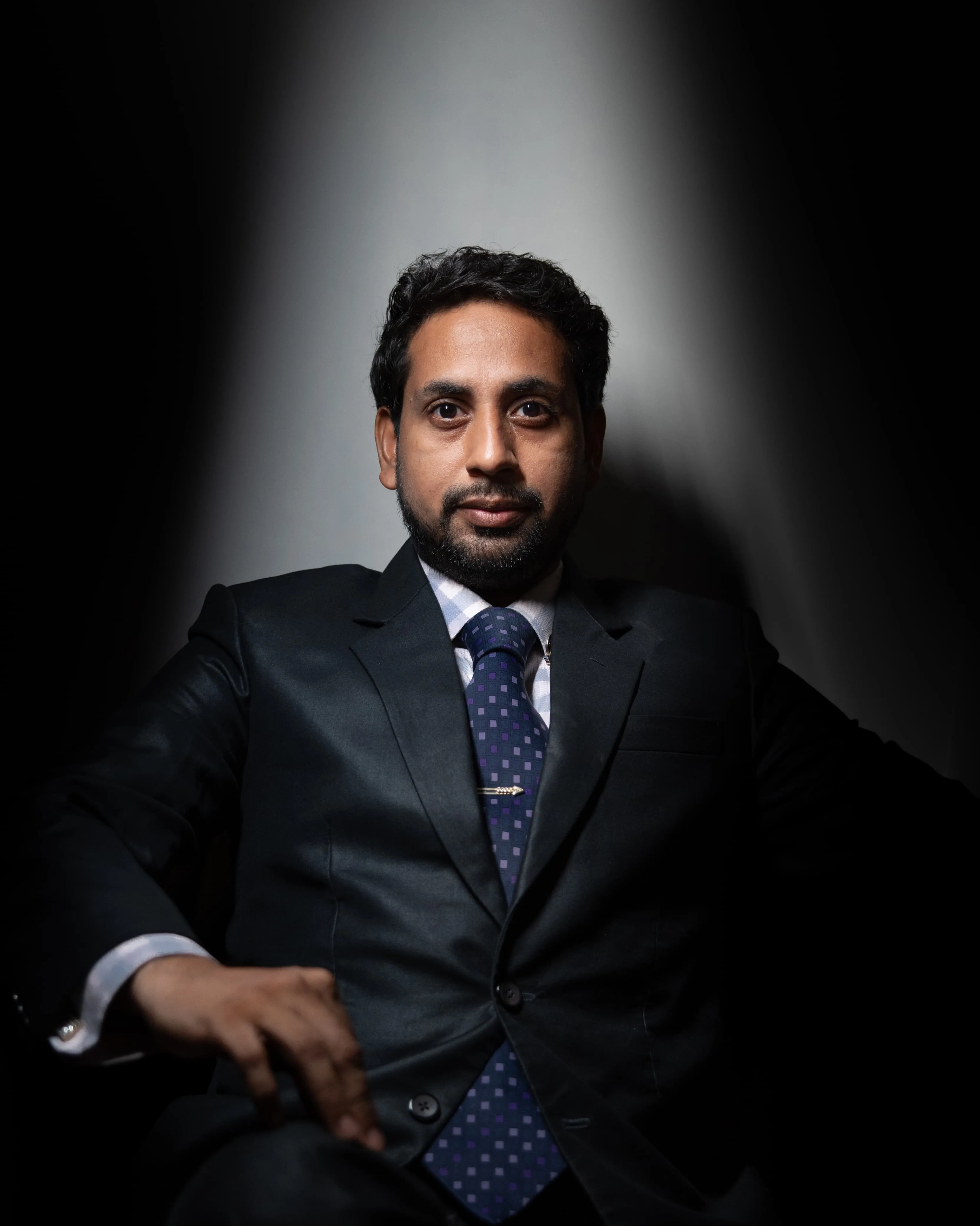 Physician portrait in formal wear